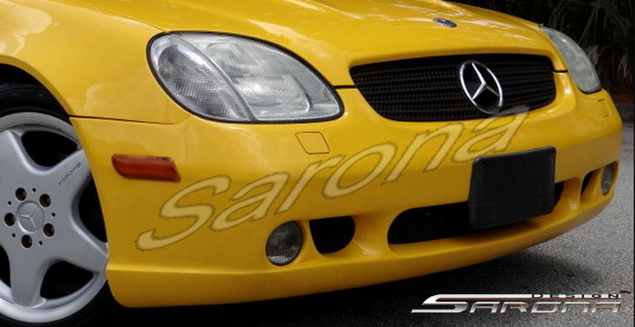 Custom Mercedes SLK  Convertible Front Bumper (1998 - 2004) - $590.00 (Part #MB-048-FB)